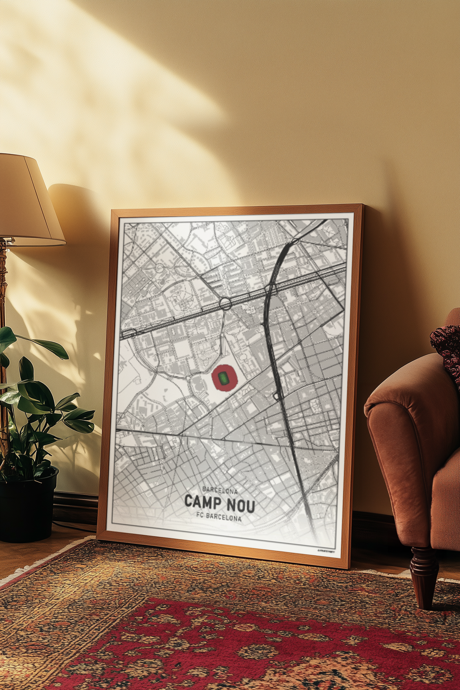 Football stadiums maps