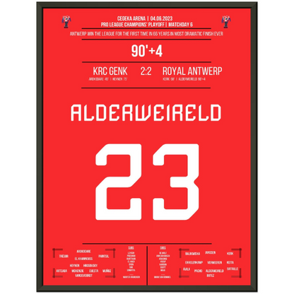 Alderweireld Scoort in Laatste Minuut en Bezorgt Antwerp de Jupiler Pro League Titel