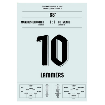 Lammers' IJskoude Gelijkmaker tegen Manchester United