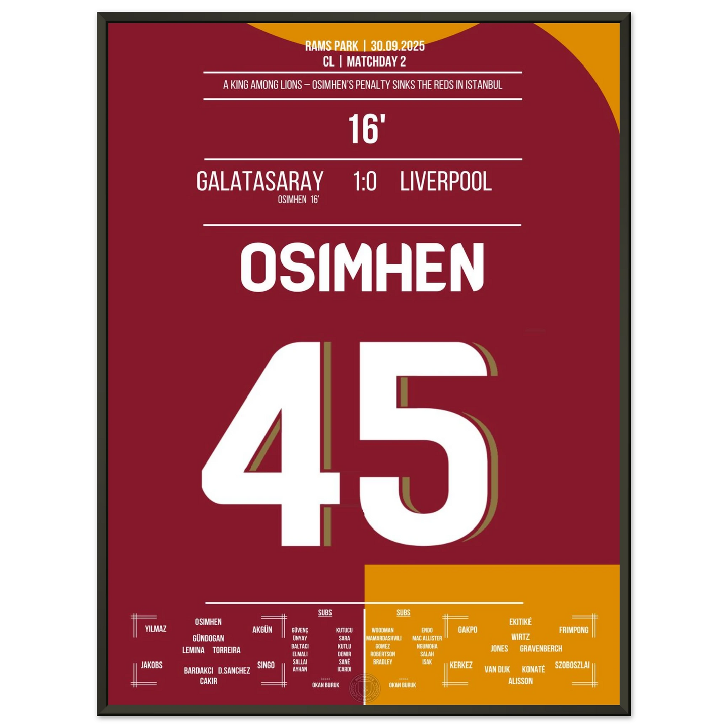 Osimhen fires Galatasaray’s Opener Past Liverpool