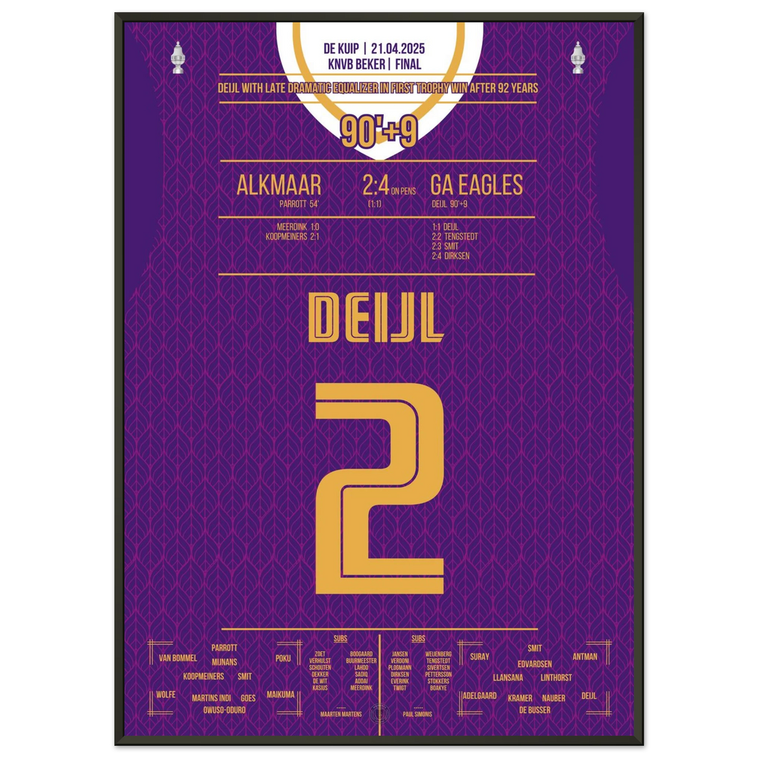 Deijl’s last-gasp heroics deliver historic cup glory after 92 years