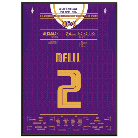 Deijl’s last-gasp heroics deliver historic cup glory after 92 years