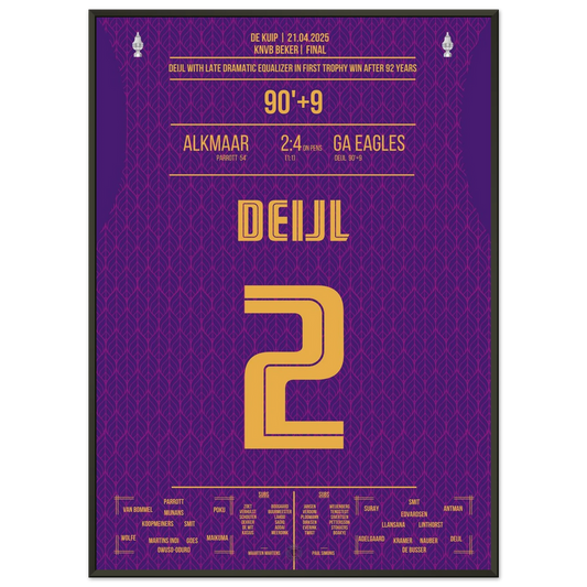 Deijl’s last-gasp heroics deliver historic cup glory after 92 years