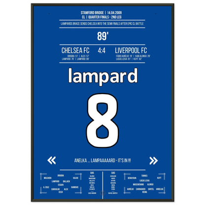 Lampard scores twice for Chelsea in the 2009 Champions League Final