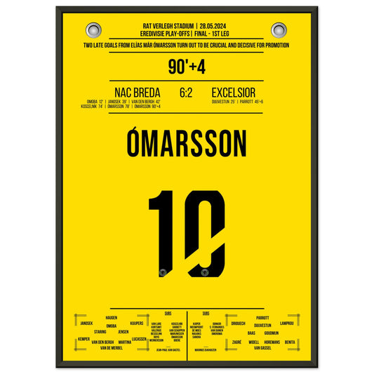 Omarsson’s Crucial Goal That Secured Promotion for NAC