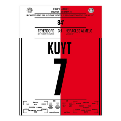 Kuyt's hat-trick seals Feyenoord's championship win after 18 years