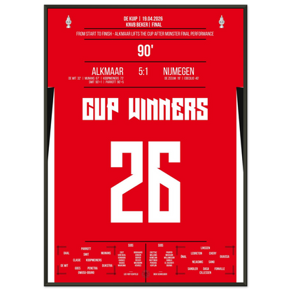 Alkmaar clinches the cup after an impressive 5-1 victory