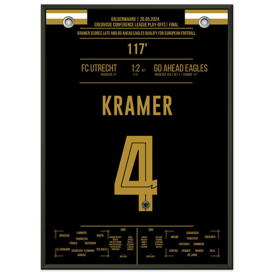 Kramer Scores Goal for RKC Against FC Utrecht, Advancing to Europe