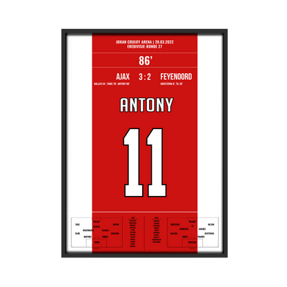 Antony's Winning Goal in the Klassiker Against Feyenoord