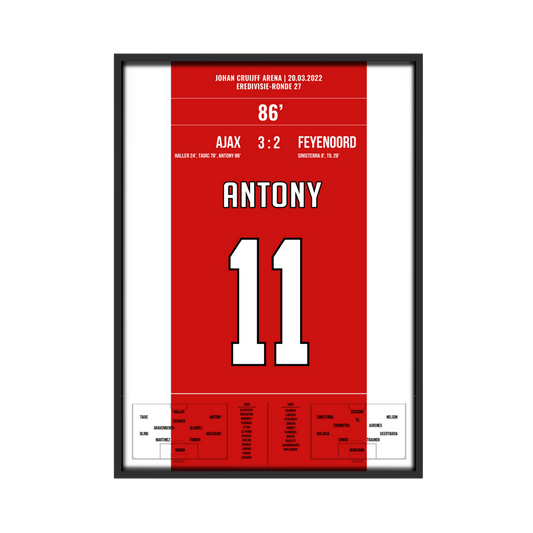 Antony's Winning Goal in the Klassiker Against Feyenoord