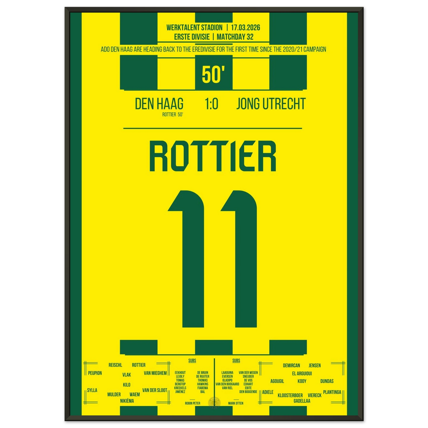 Back Where We Belong – ADO Den Haag Promotion Edition