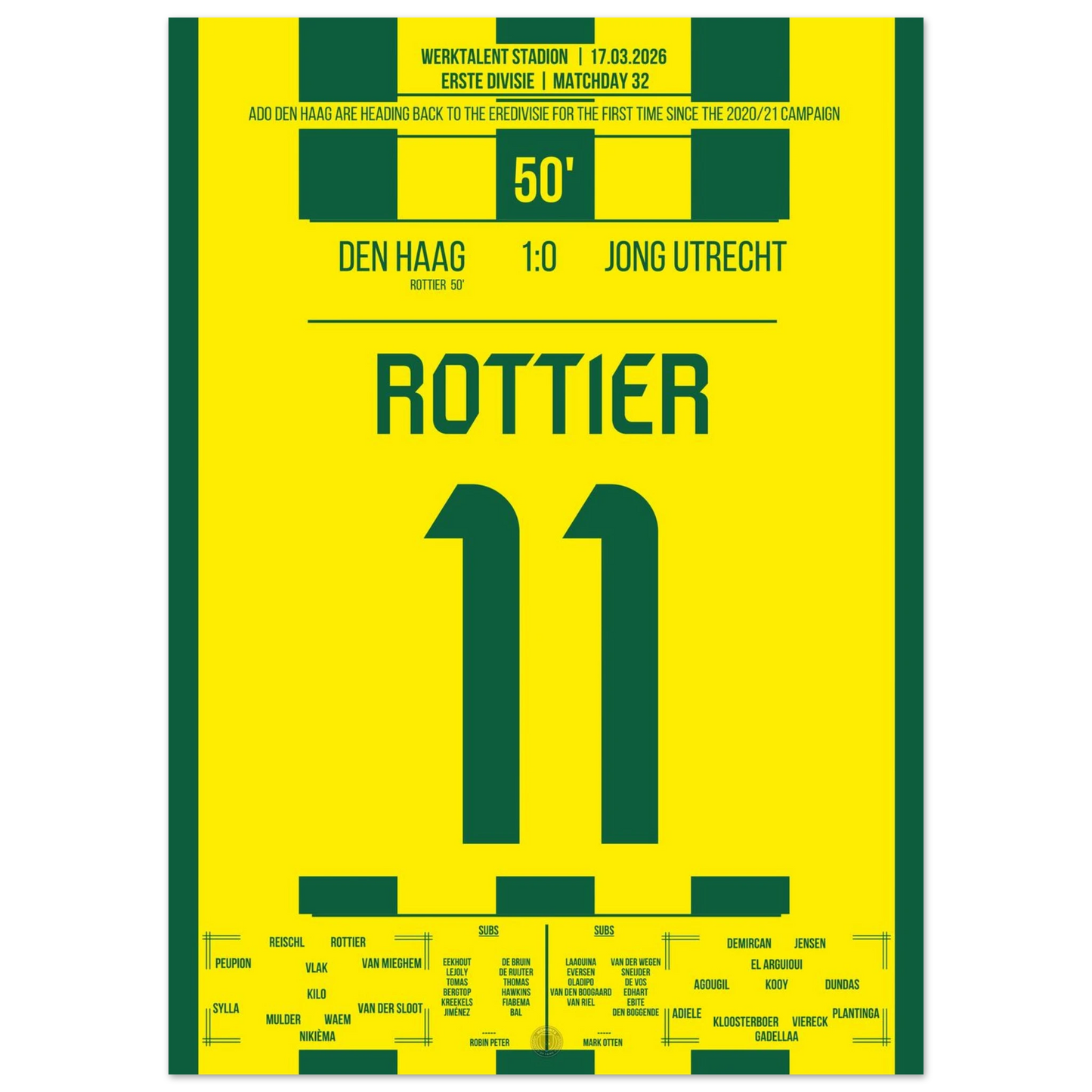 Back Where We Belong – ADO Den Haag Promotion Edition