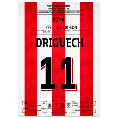 PSV celebrates the earliest championship in league history
